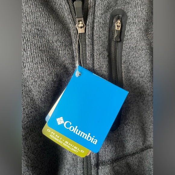 Columbia Men’s NWT Titanium Altitude Aspect’s Gray Full-Zip Fleece Jacket Large - Picture 2 of 7